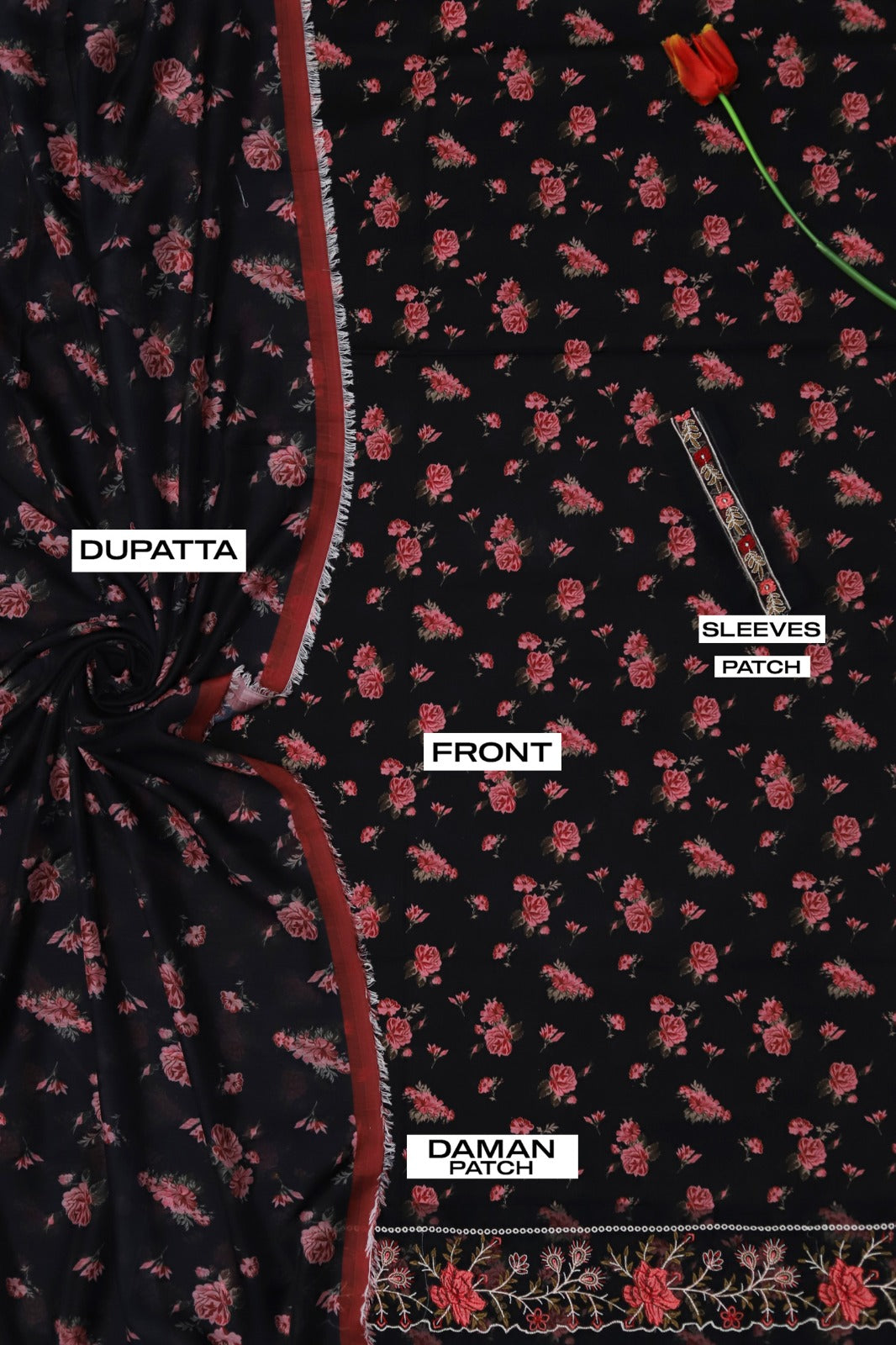 Maria.B Printed Lawn 3Pcs DP03FJ