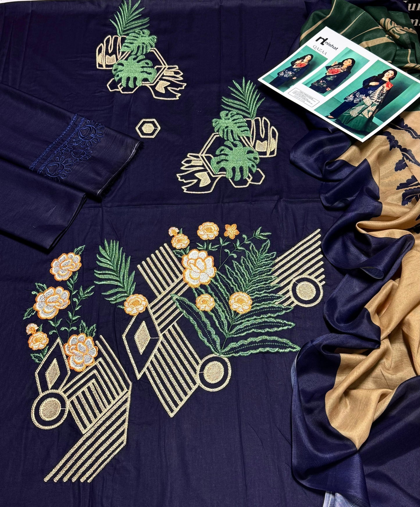 Nishat 3Pcs Embroidered Lawn 42205030-1-FJ