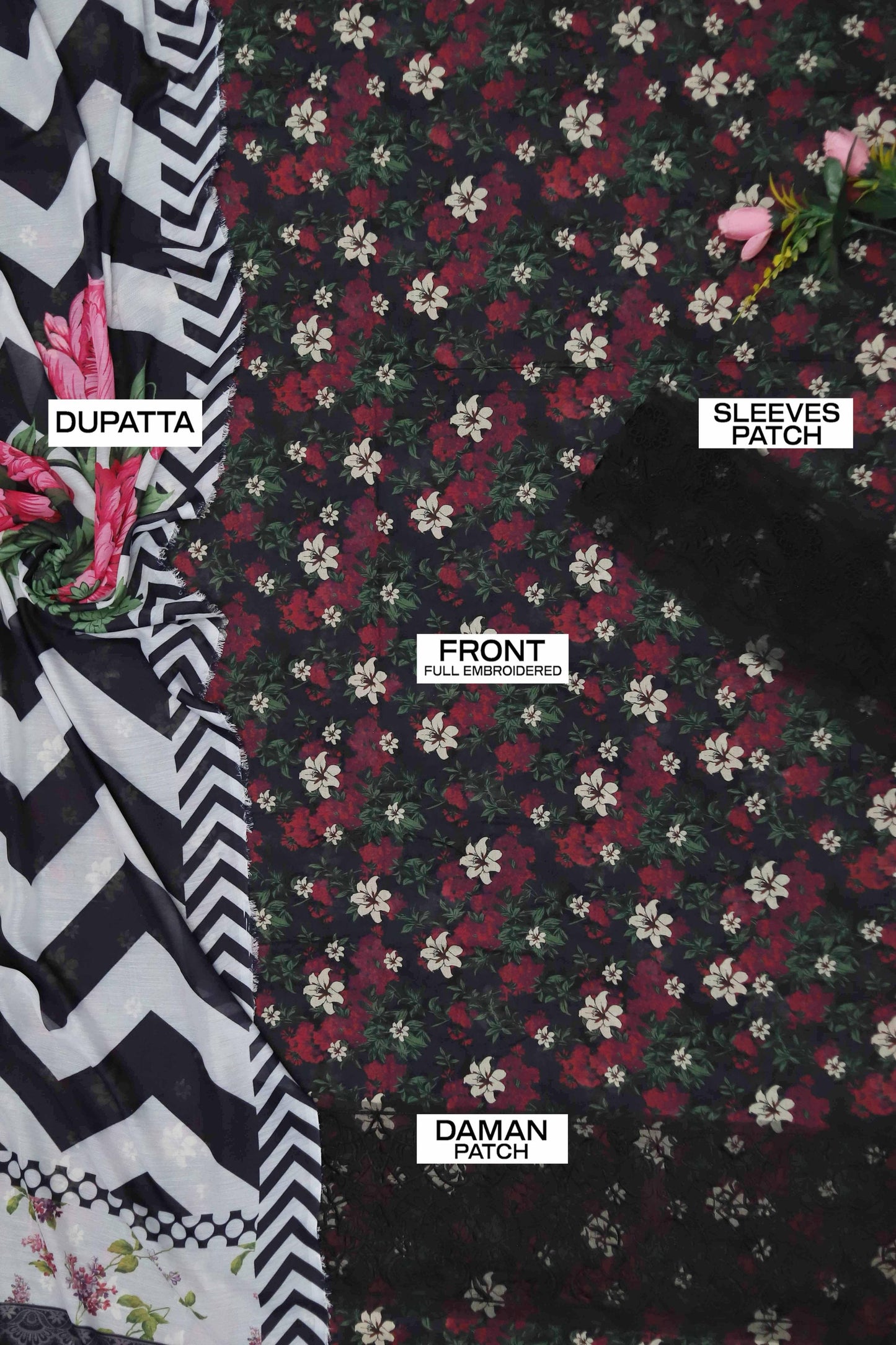 ASIFA Printed Lawn 3PCS D2262 FJ