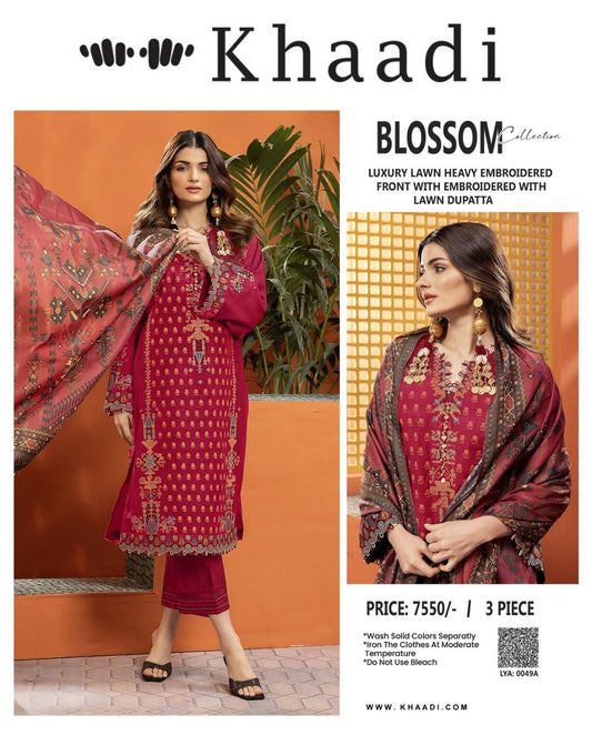 Khaadi Embroided Lawn D3 FJ