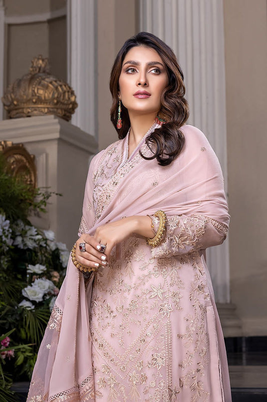 AZURE EXCLUSIVE Full Embroidered Chiffon 10498 ST